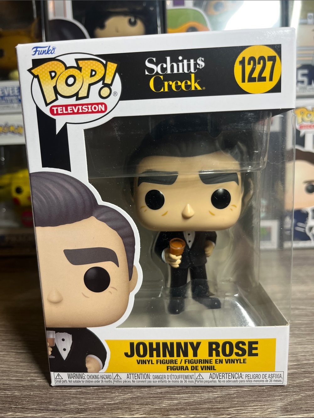 Funko Pop! Schitt's Creek Johnny Rose Vinyl Figure — Black, Yellow